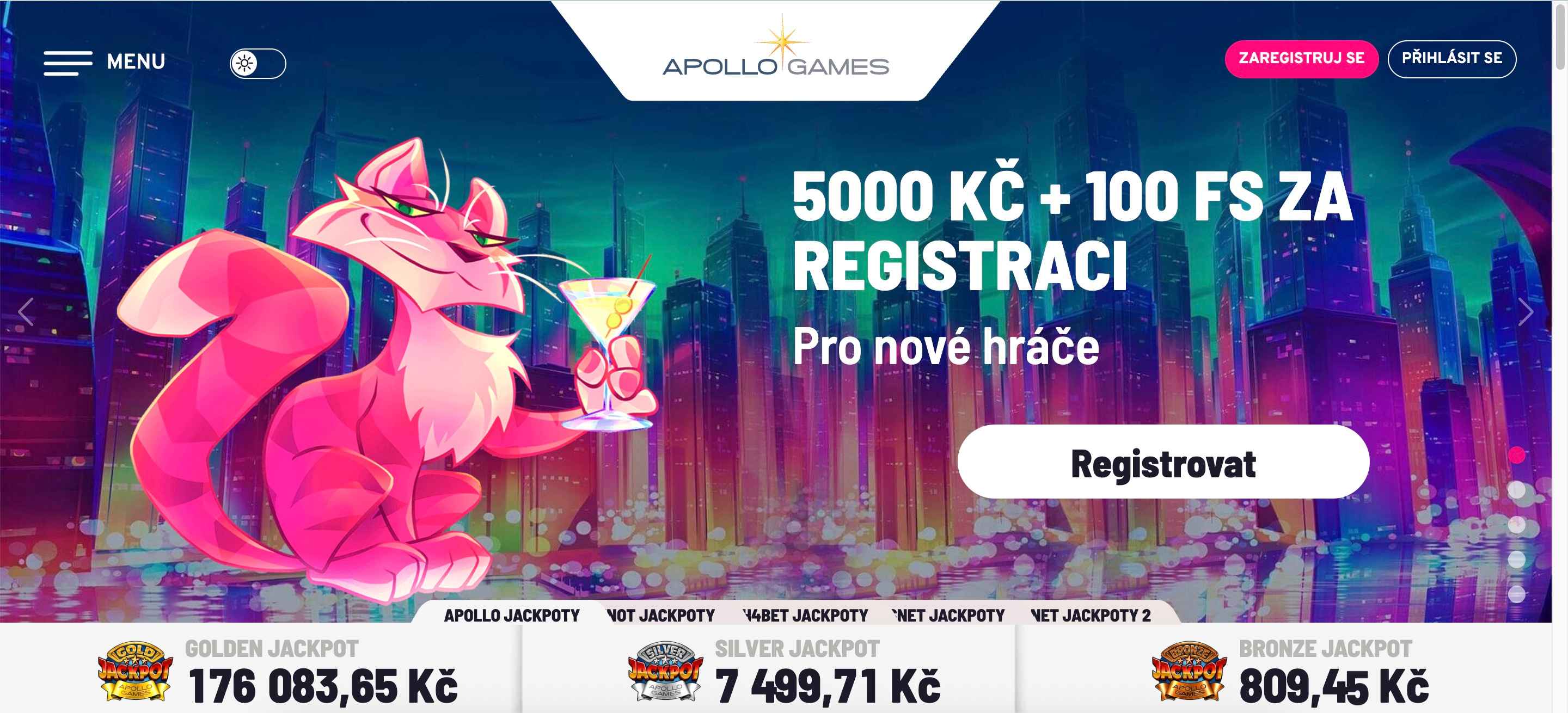 Apollogames casino – recenze (2026)